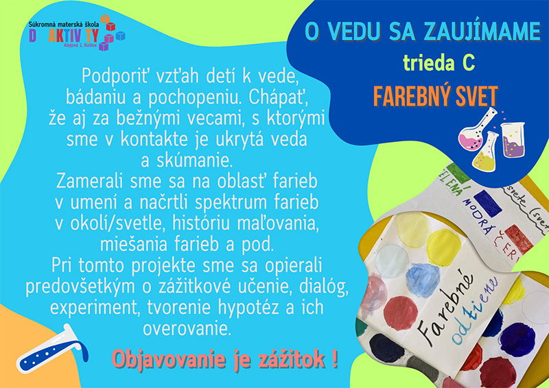 Projekt triedy C - Farebný svet